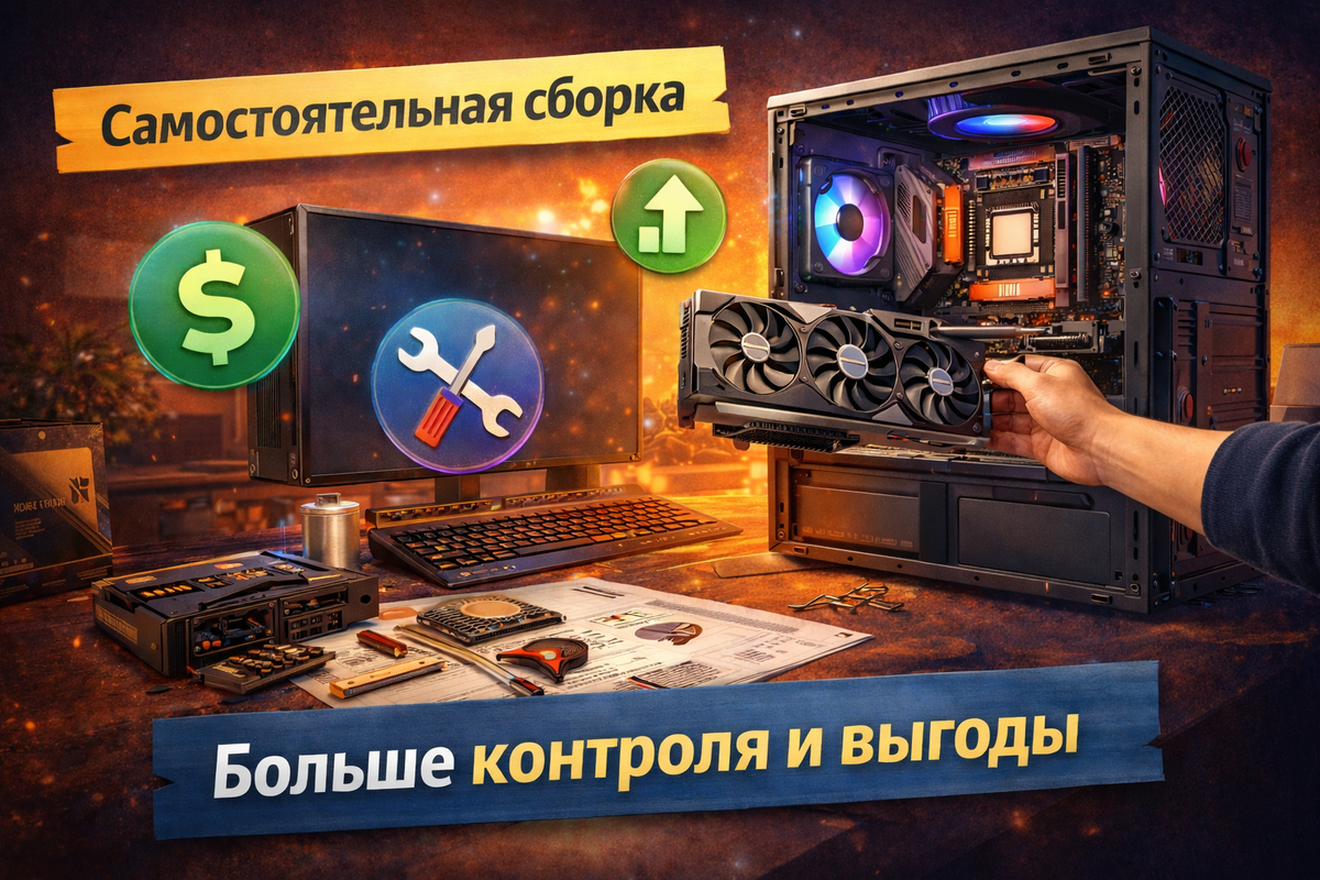 Самостоятельная сборка — больше контроля и выгоды