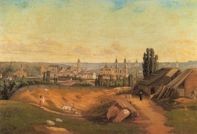 Юзеф Маржевски. "Панорама Вильно".