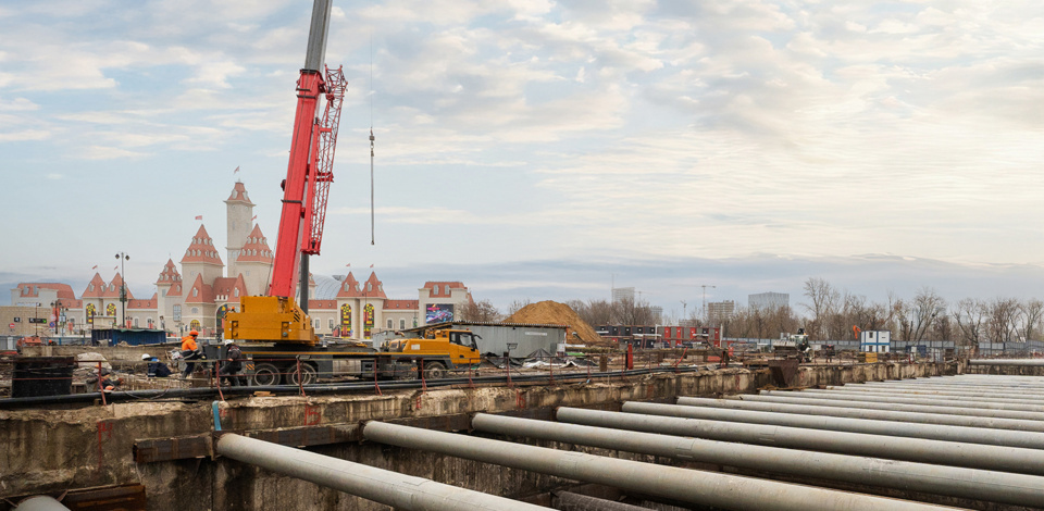     Владимир Ефимов: строительство станции метро «Остров Мечты» завершено более чем на 20 процентов