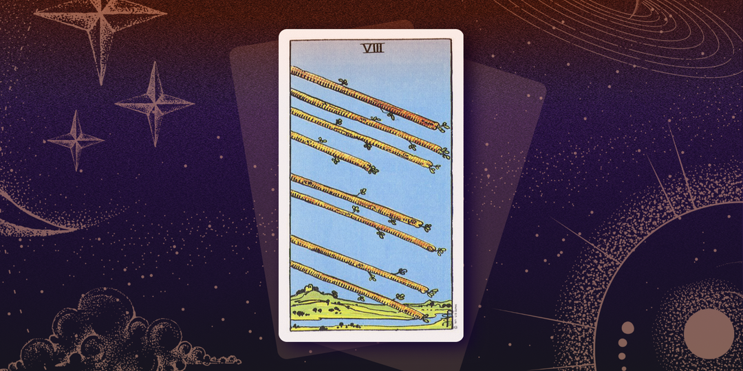 8 Жезлов Таро: значение и толкование карты