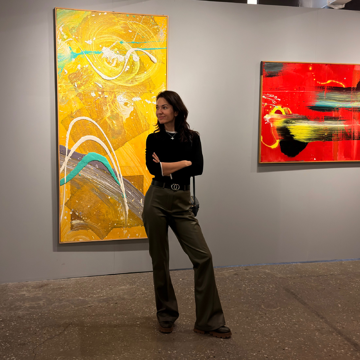 На выставке