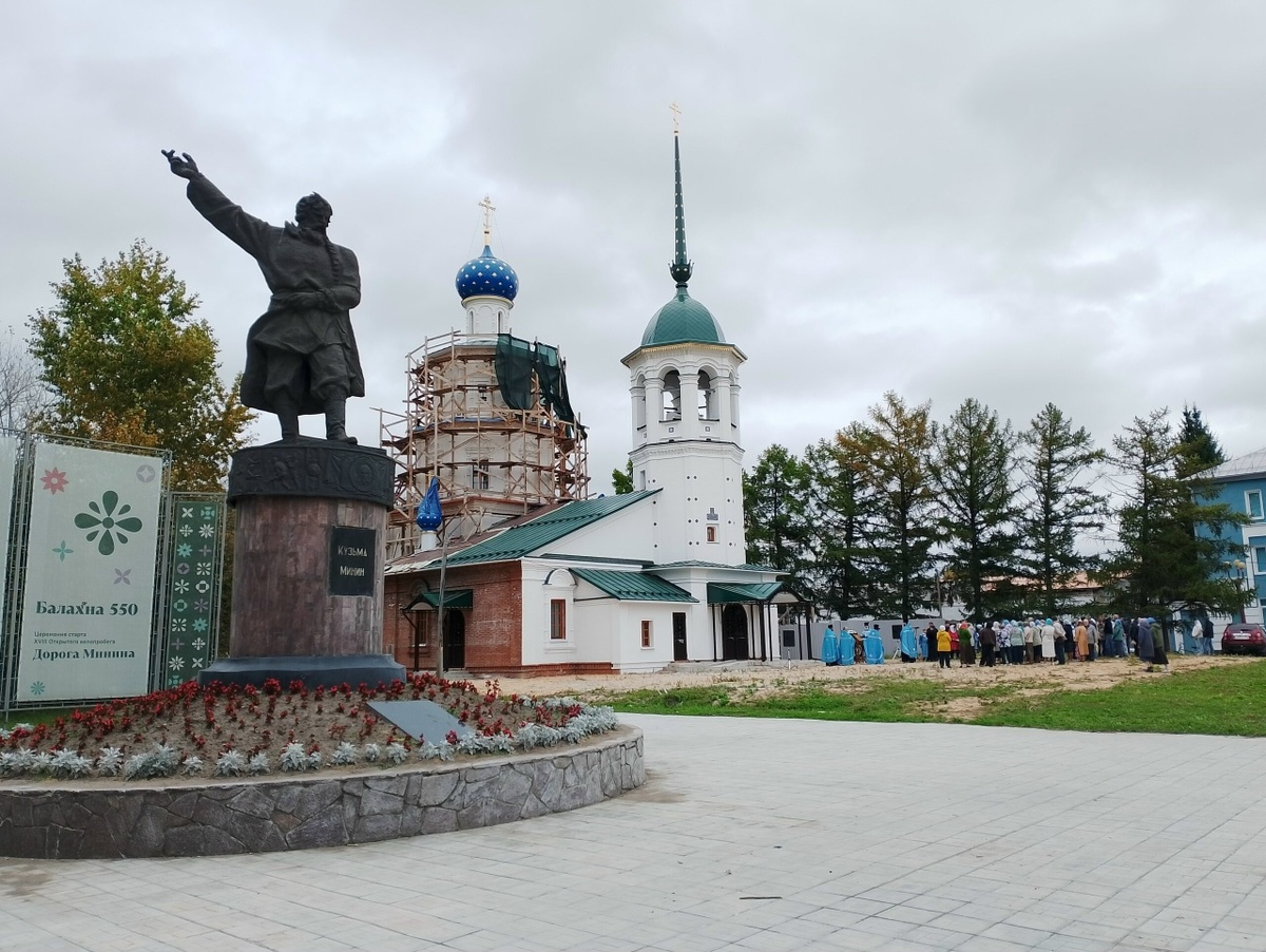 Площадь Минина украсит восстанавливаемая церковь в честь Рождества Богородицы.