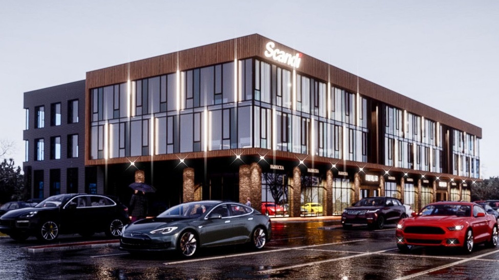 Проект БЦ "Сканди" в Барнауле