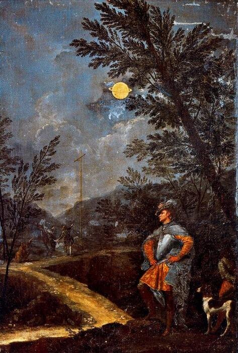 На фото — картина итальянского живописца Донато Крети "Наблюдение за Сатурном" из серии "Астрономические наблюдения" (1711 г.).  