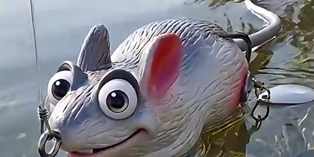 Щучий деликатес: "мышь" – приманка, от которой щука теряет голову!