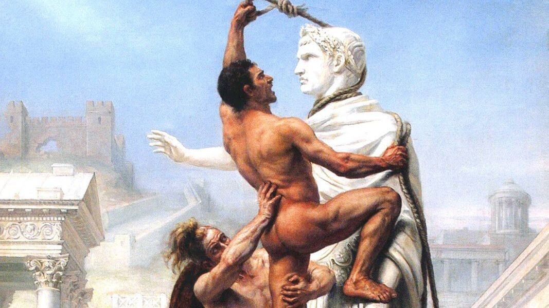     Жозеф-Ноэль Сильвестр. Разграбление Рима варварами (фрагмент). 1890