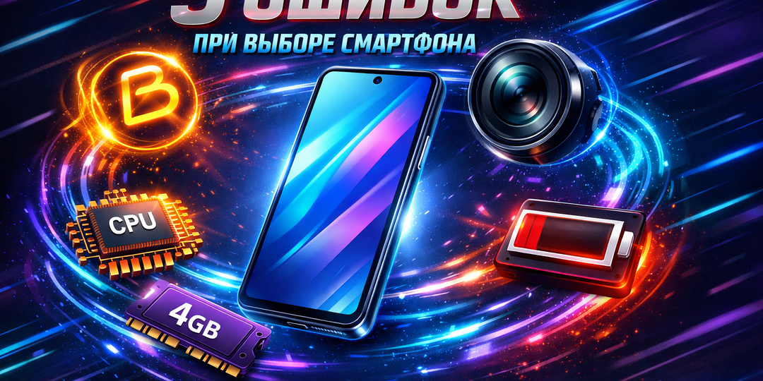⚠️ 5 ошибок при выборе смартфона, из-за которых ты переплачиваешь и страдаешь
