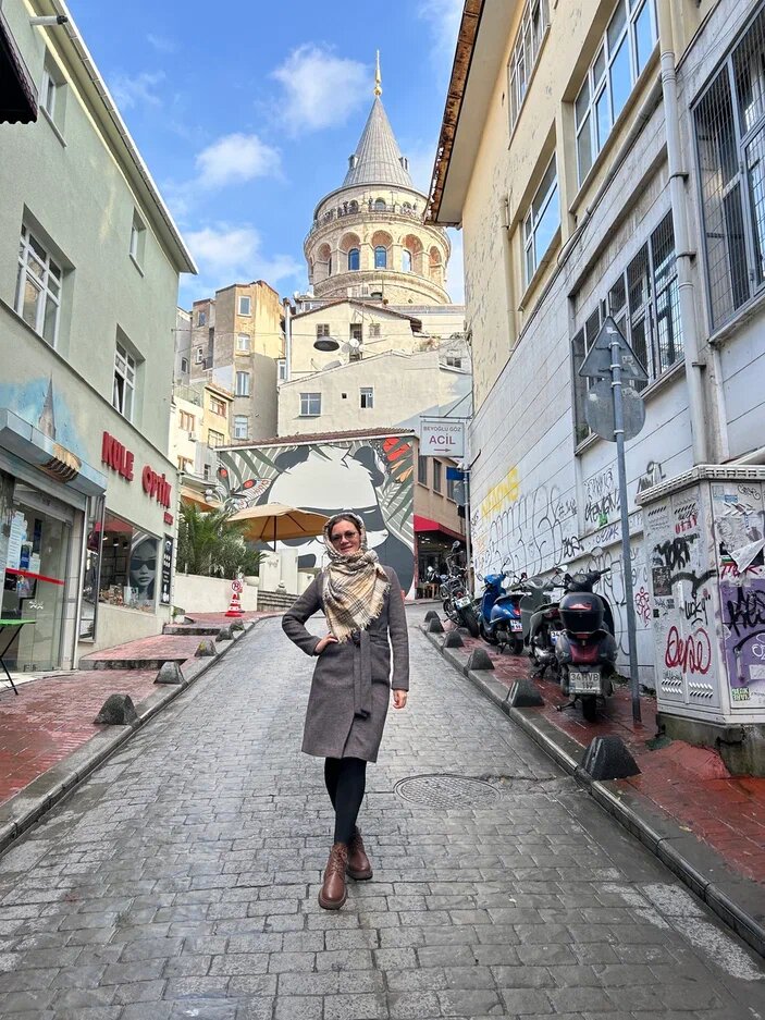 Конец декабря, галатская башня. 