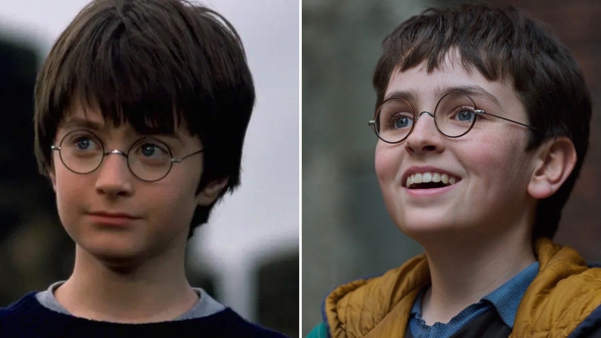 Дэниел Редклифф и Доминик Маклафлин в образе Гарри Поттера (коллаж автора статьи, фото из свободных источников).