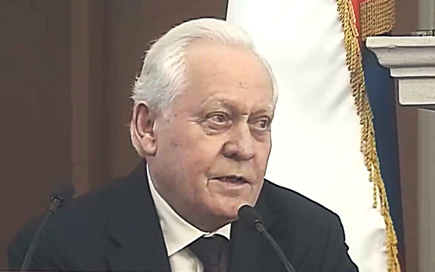 Геннадий Шилохвостов. Кадр телетрансляции.