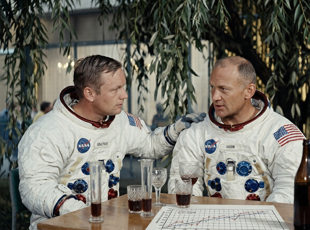 Кадр из фильма "Бриллиантовая Луна" (1969) реж. Вернер фон Браун