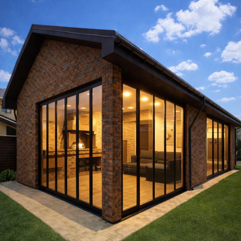 Складные раздвижные двери (гармошка) Schuco: искусство объединять пространства