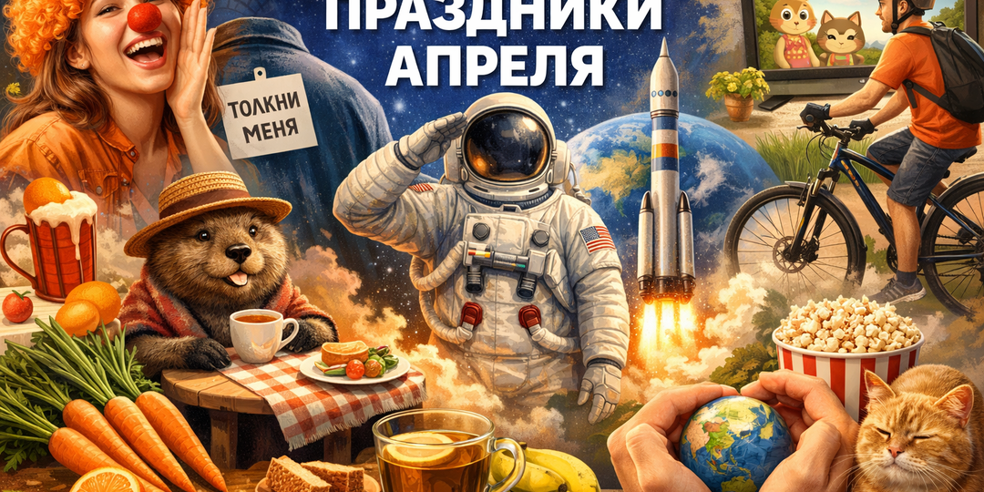 Необычные праздники! Апрельская подборка