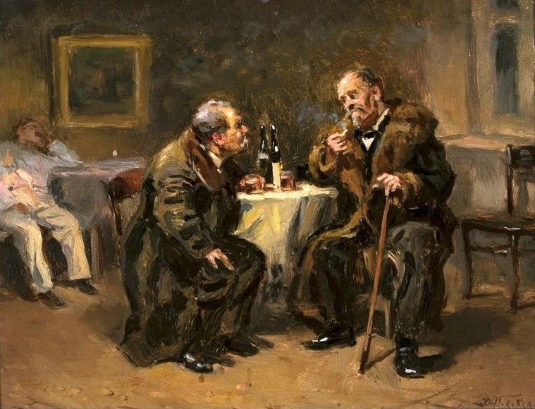     Владимир Маковский. Разговор. 1910   
undefined