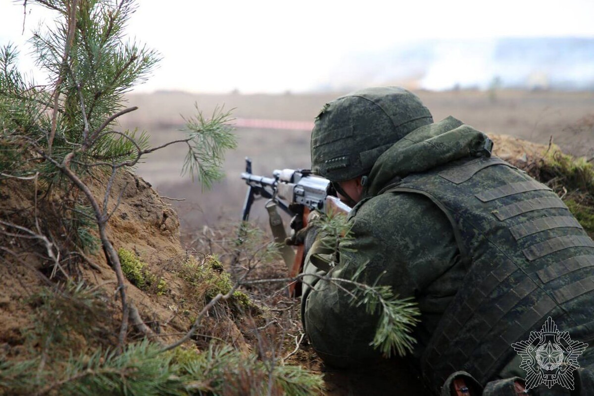  Военнообязанные из запаса во время комплексного учения. © Министерство обороны Беларуси