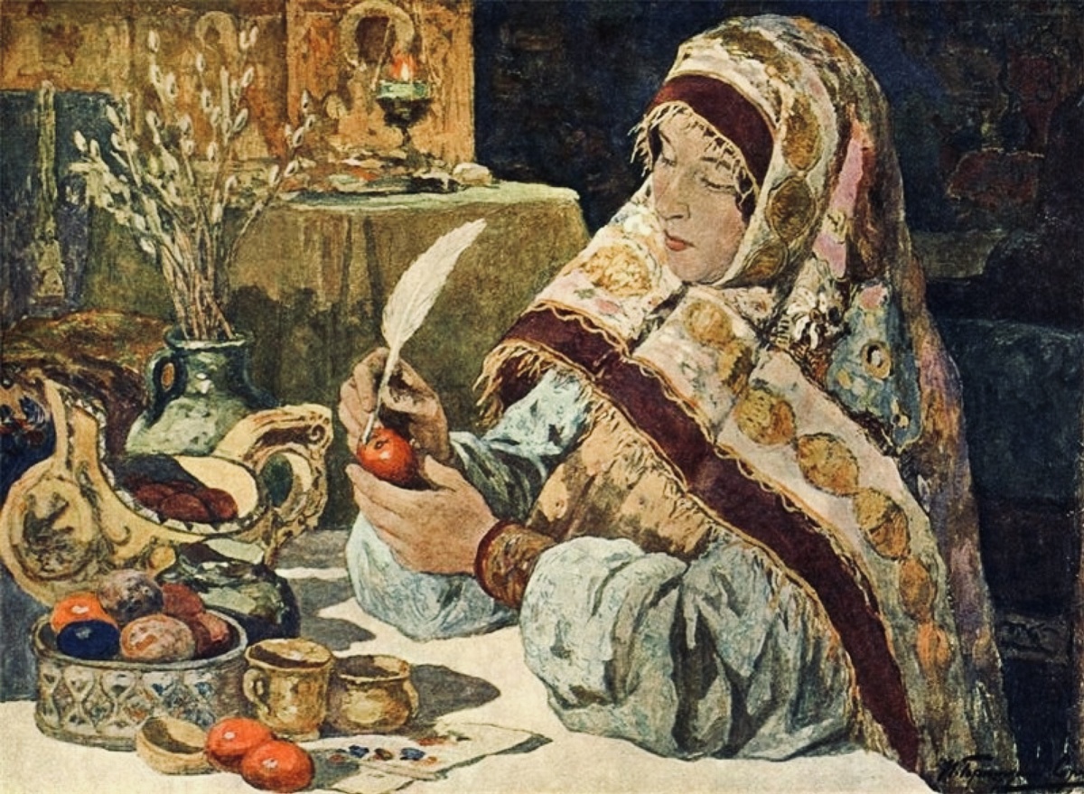 Иван Силыч Горюшкин-Сорокопудов «Канун Пасхи в старину» (1914)