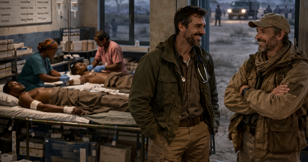 – Из пациентов медчасти только Сумейлу ходить не может, – продолжил он. – Остальные – да. Я про трёх мужчин и двух женщин