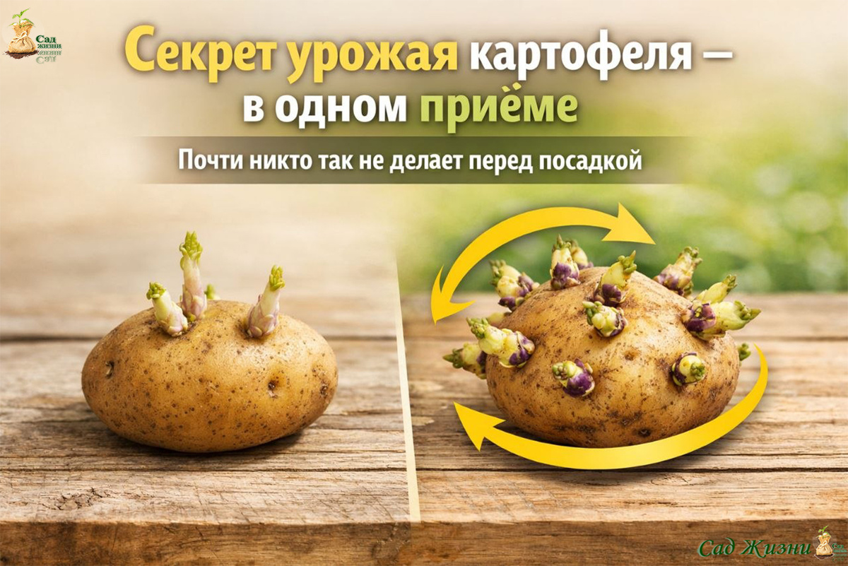 Вы уверены, что правильно готовите картофель перед посадкой? Вы теряете часть урожая, если не используете этот приём