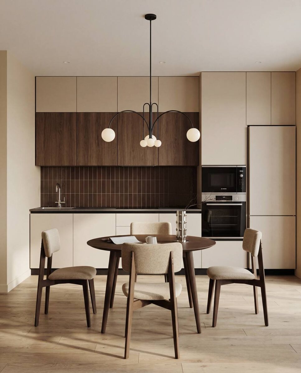 Визуализация проекта кухонного гарнитура.