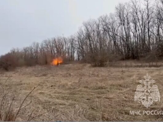    Уничтожение немецкой бомбы // Фото МЧС по Ростовской области