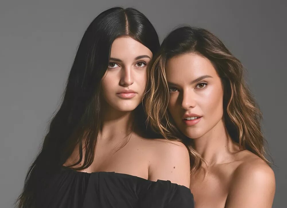    Алессандра Амбросио снялась в одной рекламной кампании с дочкой