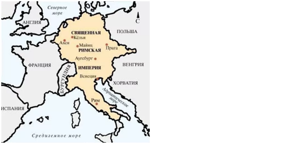 Священная Римская империя Оттона I Великого.  X век