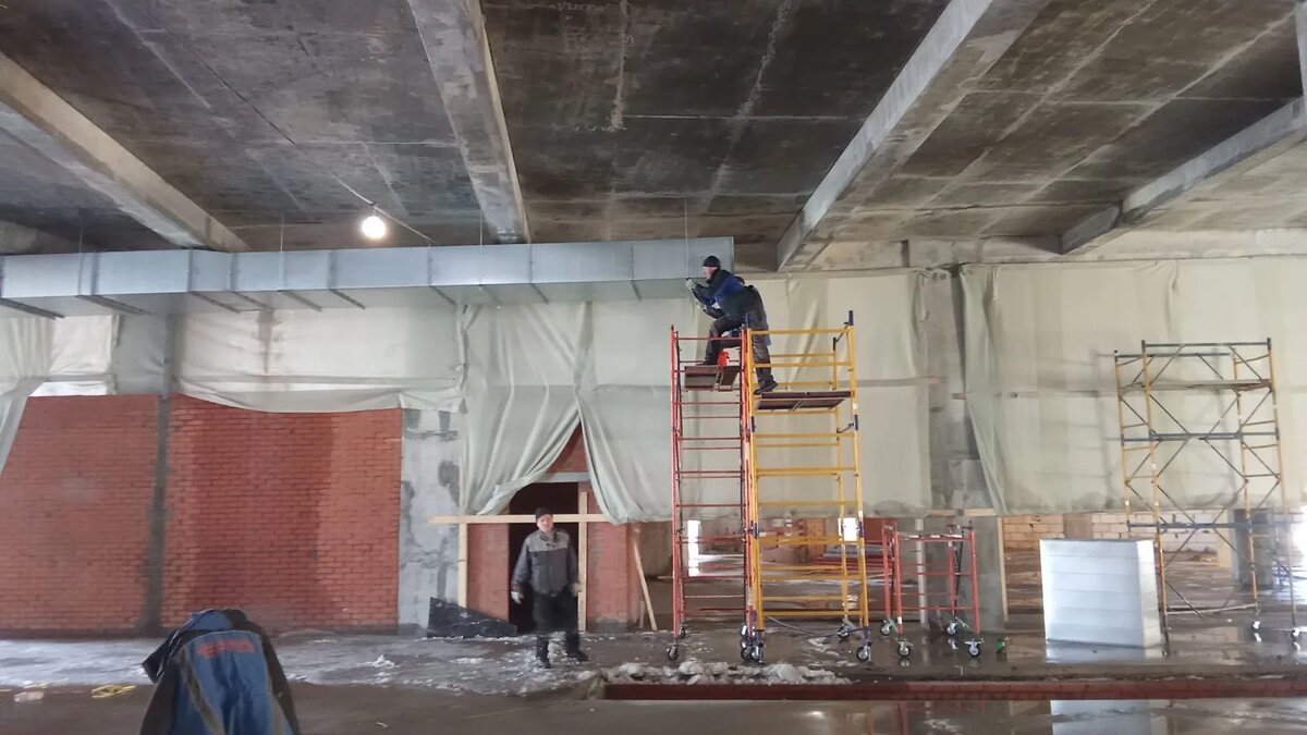 Монтаж вентиляционной системы