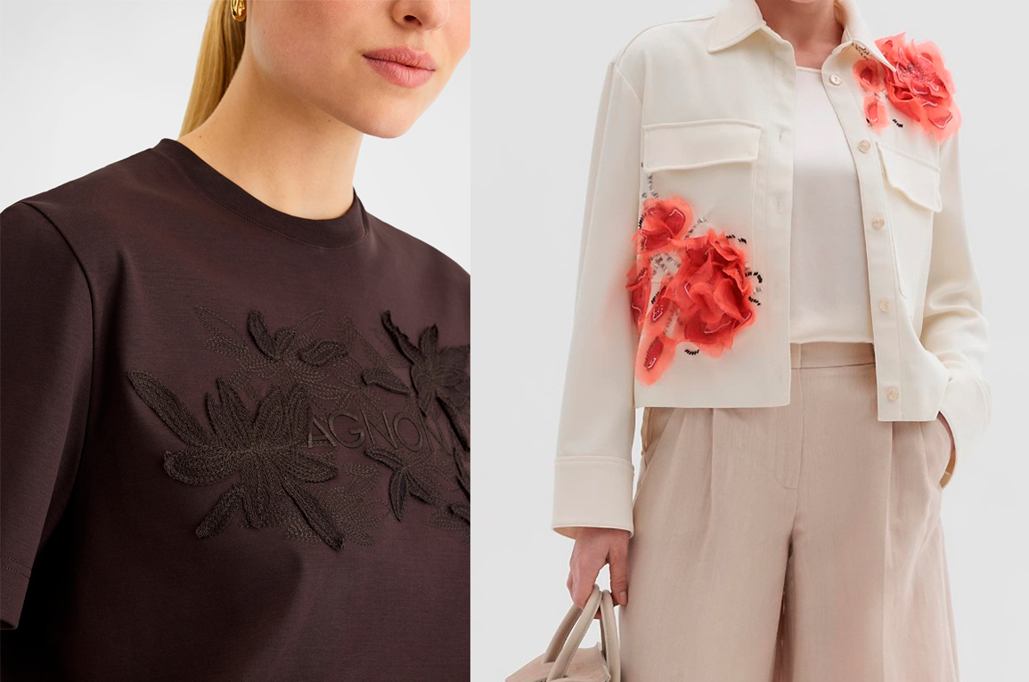 Футболка и куртка Agnona