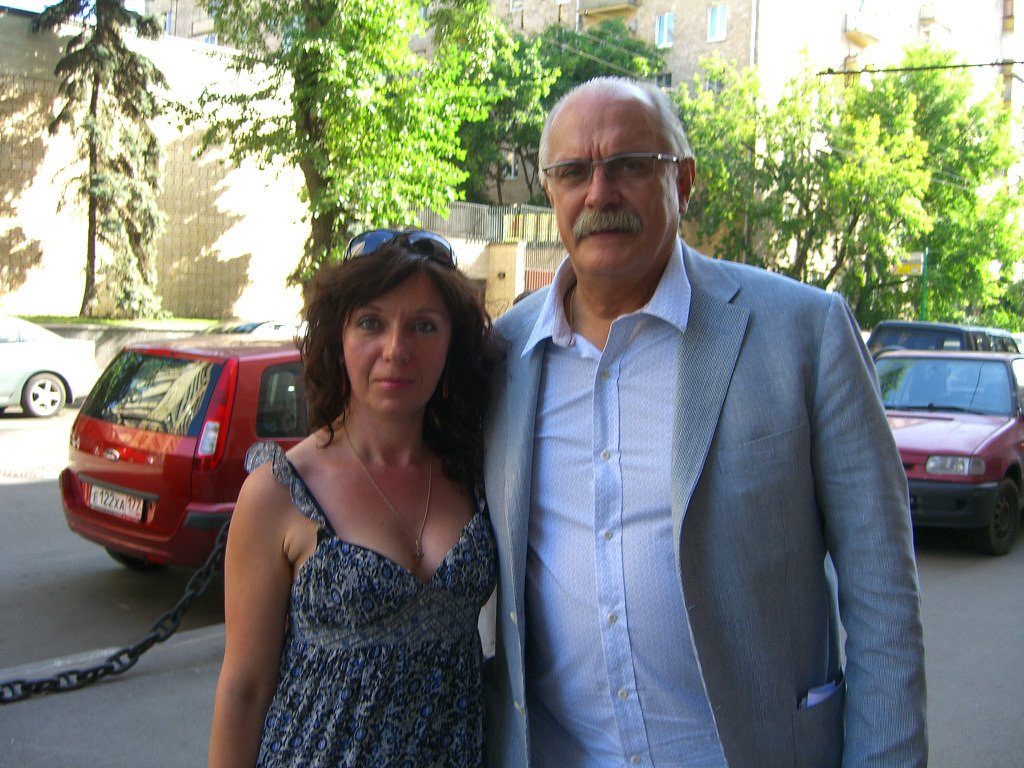 Автор с любимым актёром. 