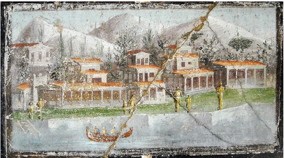 Вилла у моря. Стенная роспись на вилле Лукреция Фронтона в Помпеях (https://antique.totalarch.com/antique-garden-natalia-vulikh?ysclid=mmtguwnxxm776636082)