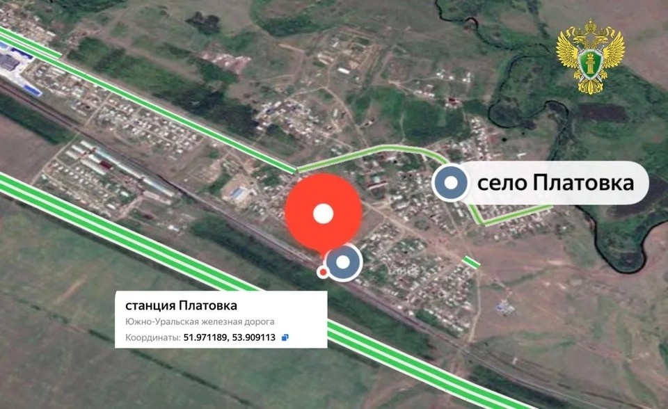    Причиной схода локомотива стал проезд машиниста тепловоза на запрещающий сигнал. Фото: Уральская транспортная прокуратура