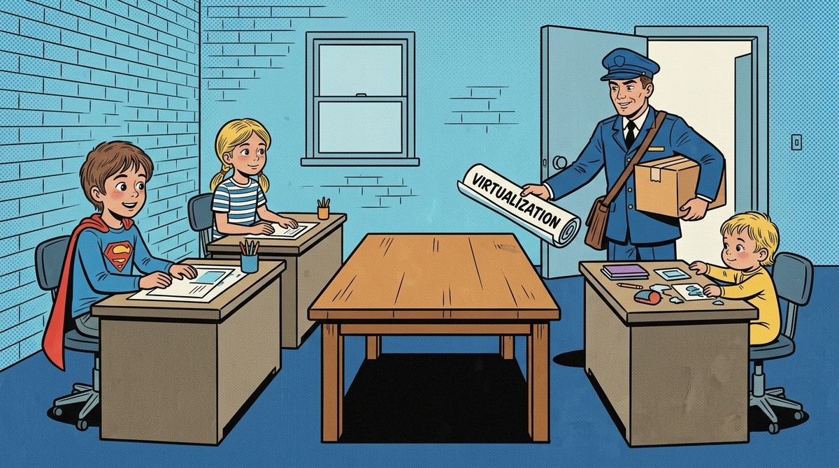 Три стола из прошлой серии и… пустой стол, который ждёт новых правил.