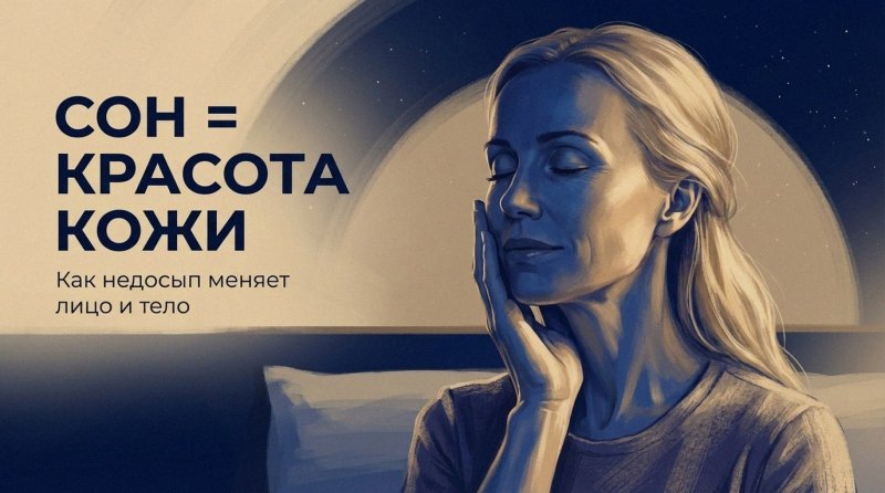 Сон и кожа: как влияние сна отражается на состоянии лица и тела