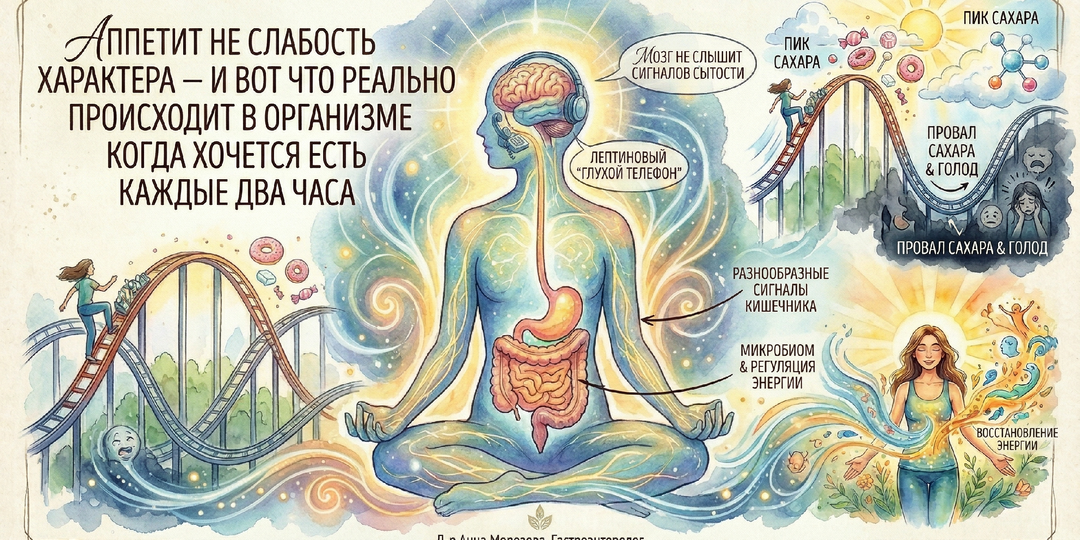 Аппетит не слабость характера — и вот что реально происходит в организме когда хочется есть каждые два часа