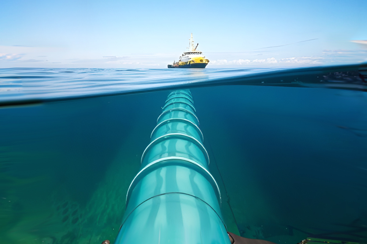 Из четырех ниток газопровода только одна осталась в рабочем состоянии.  Фото: Изображение сгенерировано нейросетью Kandinsky 3.1