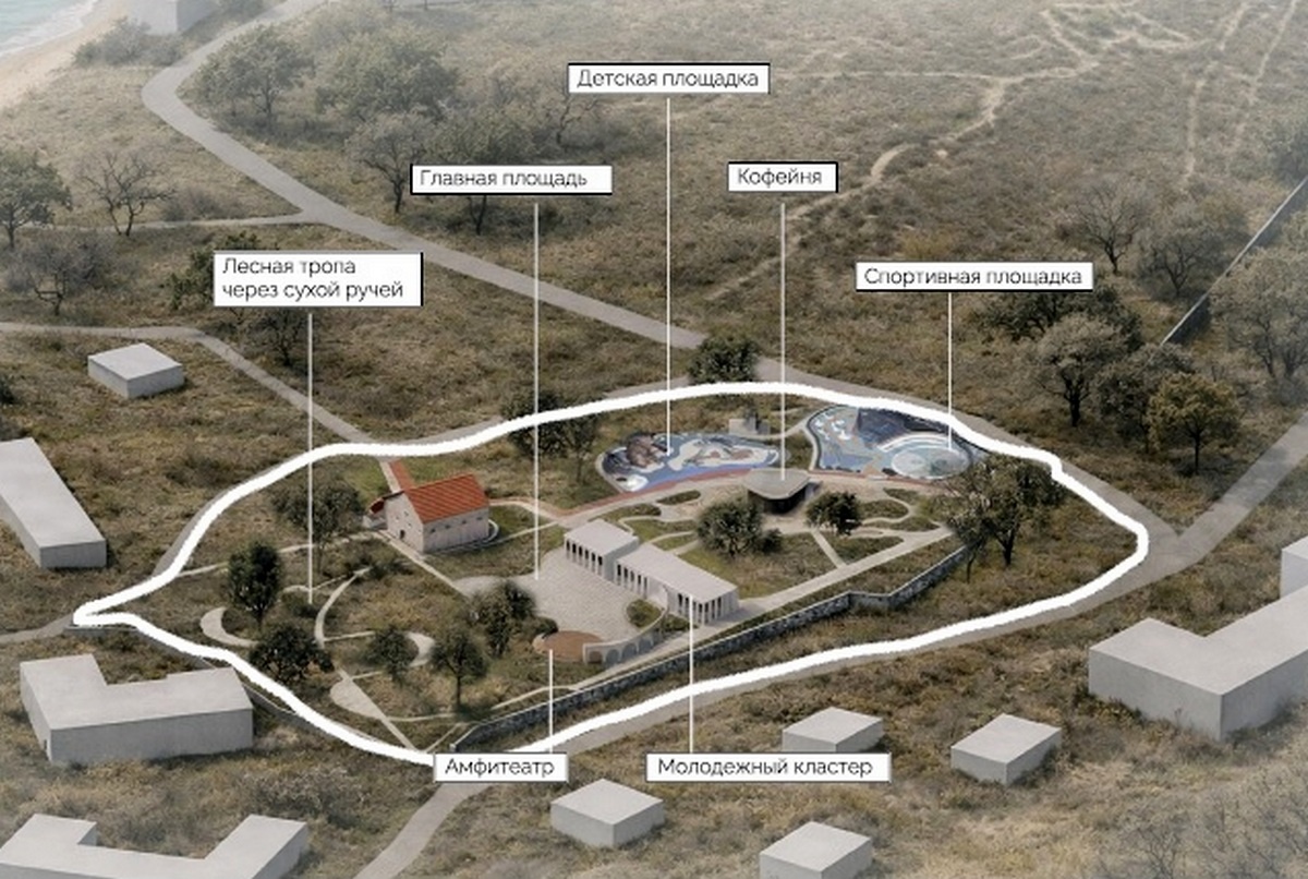 Проект парковой территории "Аллювий"