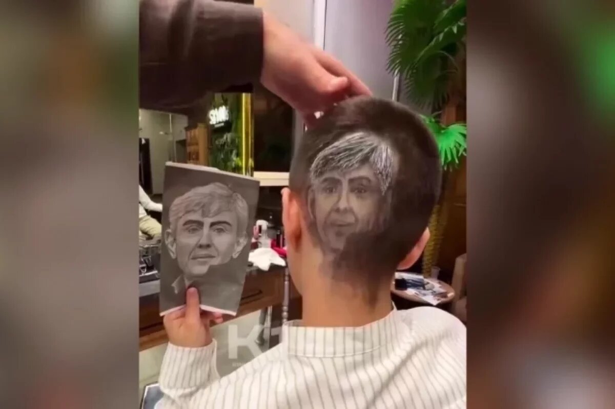    Стрижку с портретом Сергея Галицкого сделал подросток в Краснодаре