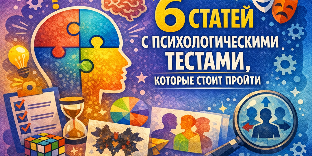 6 статей с психологическими тестами, которые стоит пройти