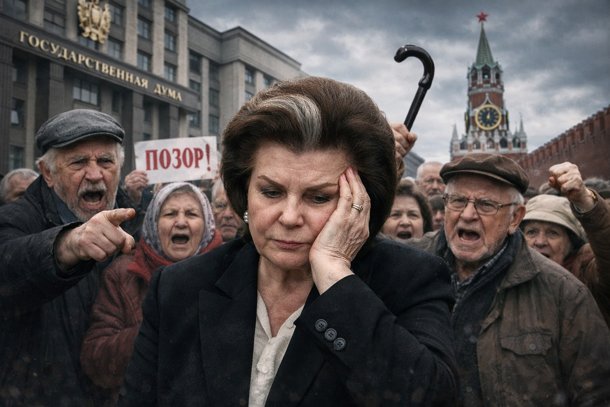 Народ потребовал лишить званий и наград Терешкову после заявления о пенсиях