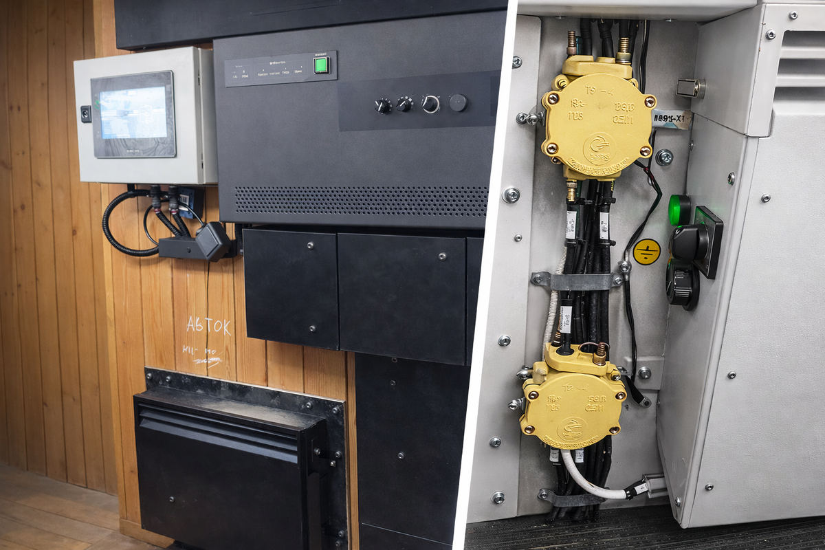 Примеры размещения оборудования ЭКСП2 