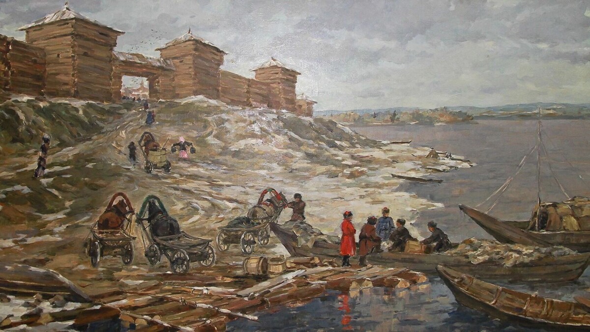    Красноярский острог   Лекаренко А.П./Красноярский краеведческий музей