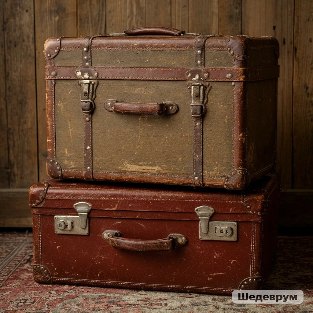 На запрос тревожный чемоданчик, нейросеть выдала эту картинку 