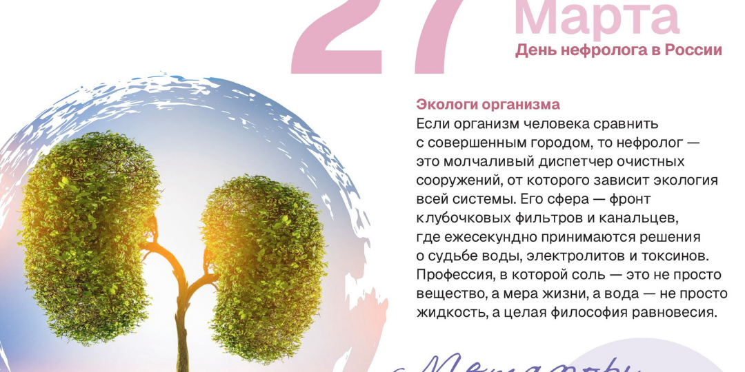 27 марта — День нефролога в России: клинические парадоксы и открытия, которые изменили нефрологию