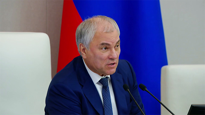    Вячеслав Володин: карьерной ясности нет? Фото: ТГ-канал Госдумы
