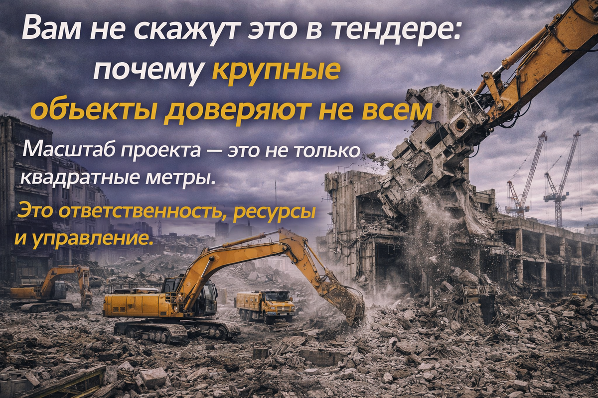 Вам не скажут это в тендере: почему крупные объекты доверяют не всем