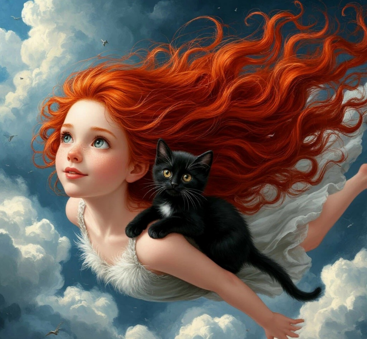 Я и Нюшана в облаках