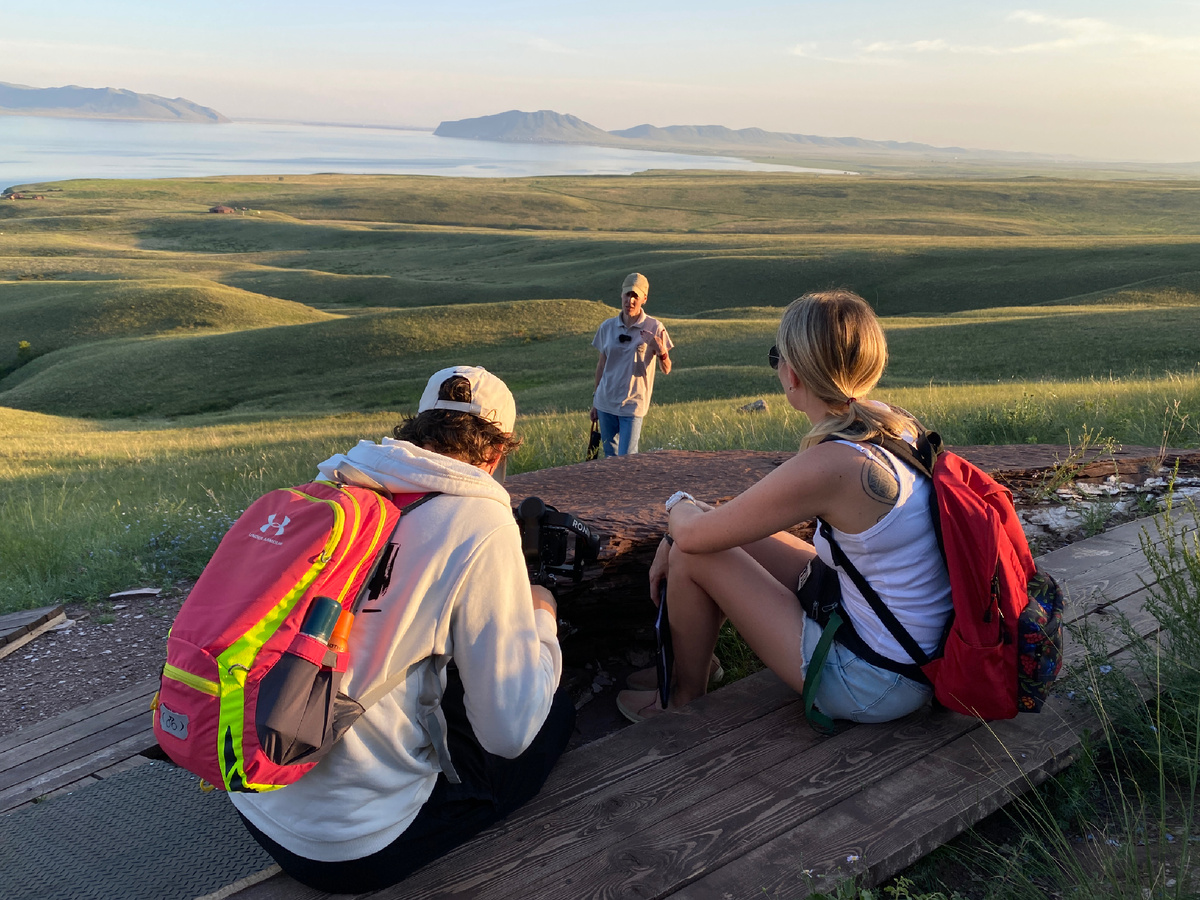 Съемки фильма «Дети Ымай» в Хакасии на горном хребте Оглахты