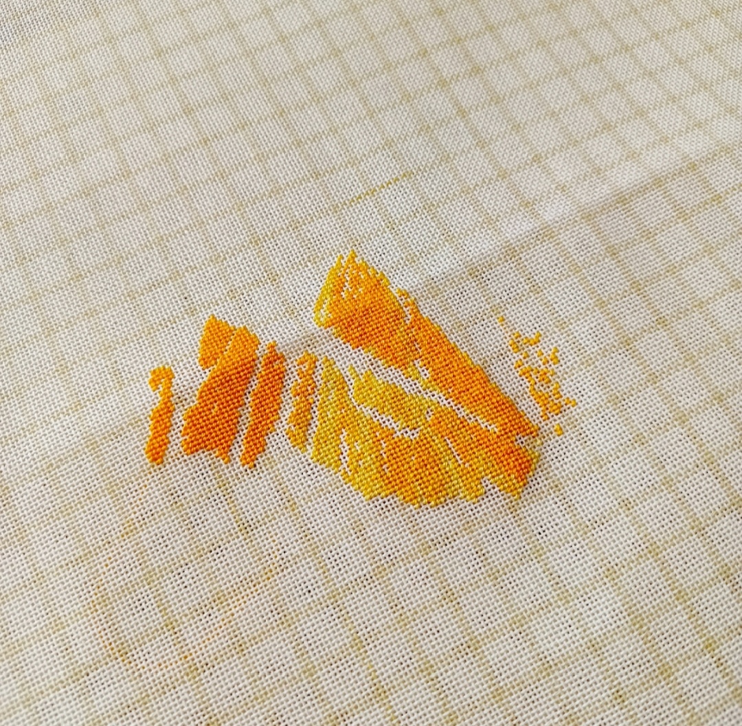 Так работа выглядела в феврале, когда я показывала ее в последний раз