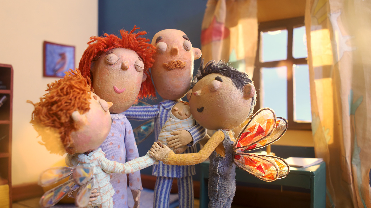    Кадр из мультфильма «Крылья любви»