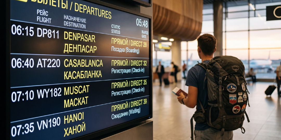 6 новых рейсов из России: летим без пересадок в 2026 году